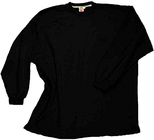 Honeymoon Übergrößen Basic Sweatshirt Schwarz ohne Bündchen unten 12XL von Honeymoon