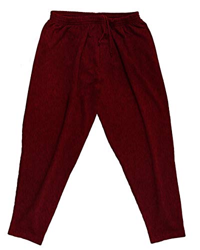 Honeymoon Übergrössen Herren Jogginghosen (8XL, Bordeaux Melange) von Honeymoon