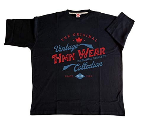 Honeymoon Übertrößen Herren T-Shirt HMN Wear, Farbe:Schwarz, Größe:6XL von Honeymoon