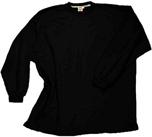 Übergrößen !!! Basic Sweatshirt Honeymoon Schwarz ohne Bündchen unten 10XL von Honeymoon