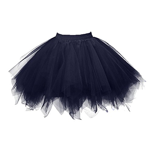 Honeystore Damen's Tutu Unterkleid Rock Abschlussball Abend Gelegenheit Zubehör Navy von Honeystore