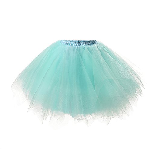 TupTam Honeystore Damen's Tutu Unterkleid Rock Abschlussball Abend Gelegenheit Zubehör Minze, ca. 75 x 75 cm, Grün von Honeystore