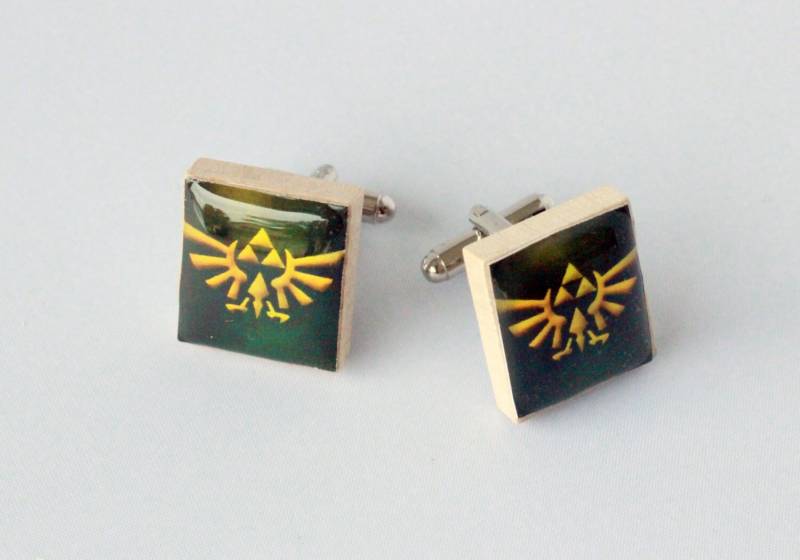 Gamer Scrabble Fliesen Manschettenknöpfe - Triforce Inspiriert von HoneysuckleRoseC