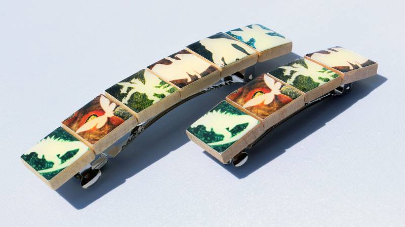Kaiju Scrabble Fliesen Haarspange - 70 Mm Und 100 Erhältlich von HoneysuckleRoseC