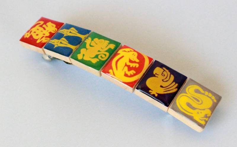 Legends Of The Hidden Temple Inspiriert Von Scrabble Tile Haarspange von HoneysuckleRoseC