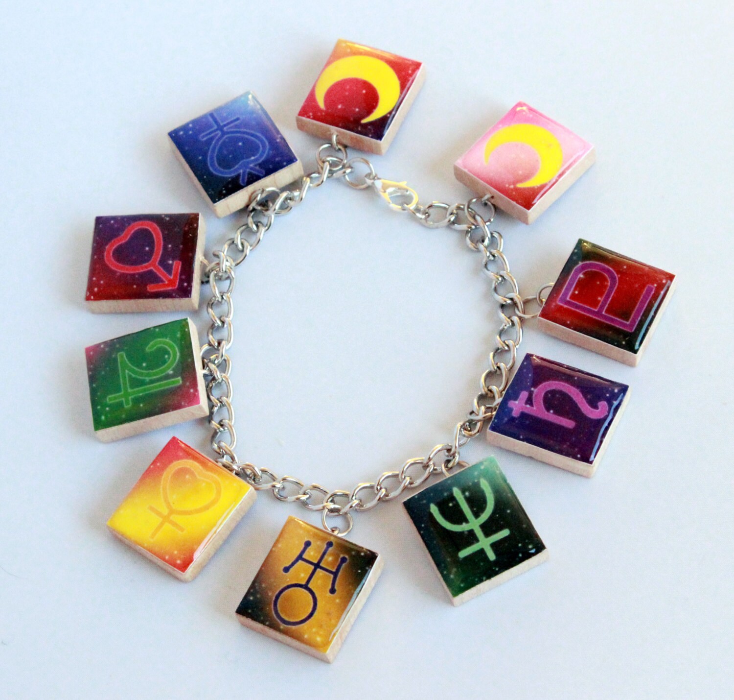 Sailor Scouts Inspiriertes Scrabble Tile Charm Armband von HoneysuckleRoseC