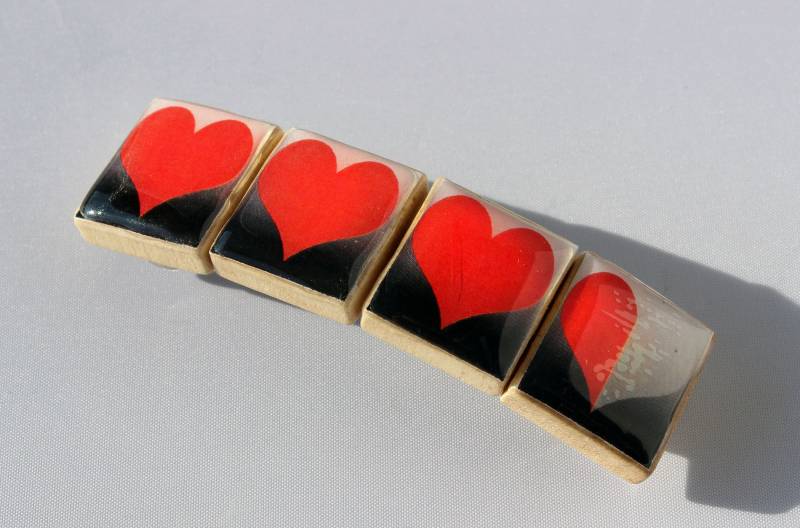 Videospiel Life Bar Scrabble-Kachel Haarspange von HoneysuckleRoseC