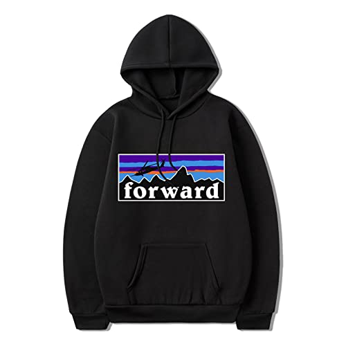 Honghuang Forward Observation Group Druck Winter Lange Hülse Lose Beiläufige Sport Design Paar Hoodie Übergroßen von Honghuang