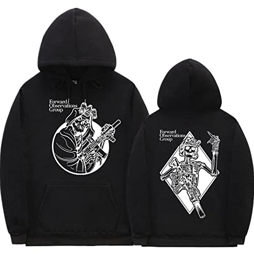 Vintage Gbrs Forward Observations Group Kapuzenpullover Punk Horror Schädel Hoodies Herren Kleidung Männer Frauen Rock Hip Hop Sweatshirt von Honghuang