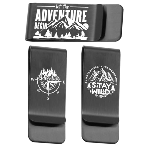 Hongvchang Herren-Geldbörse mit Metallclip: fortschrittlicher RFID-Schutz, Taschen-schlanker Bargeld-Organizer von Hongvchang