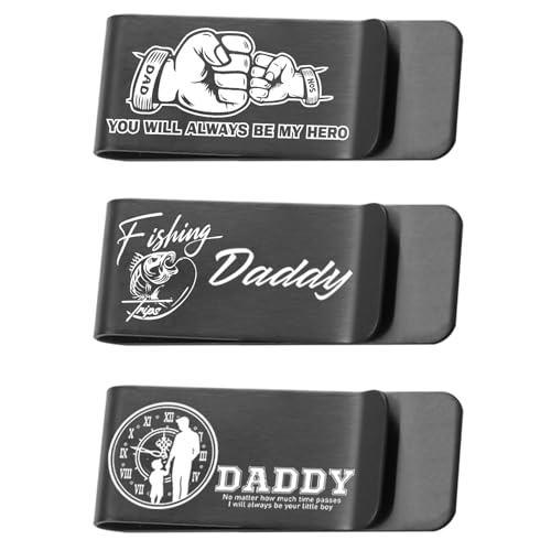 Taktische Herren-Geldbörse mit Clip: verschlüsselter RFID-Block, Low-Profile, langlebige Träger von Hongvchang