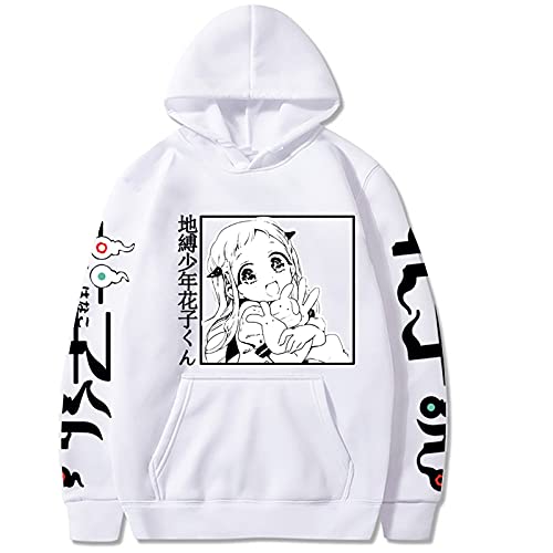 Toilet Bound Hanako Kun Hoodie Anime Nene Yashiro Jibaku Shounen Cosplay Kostüm Unisex Kapuzen Pullover Sweatshirt von Hongwenstore