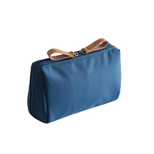 Honhoha Handheld-Kosmetiktasche, Kulturbeutel-Kosmetiktasche, Reise-Make-up-Organizer mit Mehreren Fächern, Kleine Beauty-Kulturtasche für Damen mit Aufprallschutz für Lippenstifte, Lotion, von Honhoha