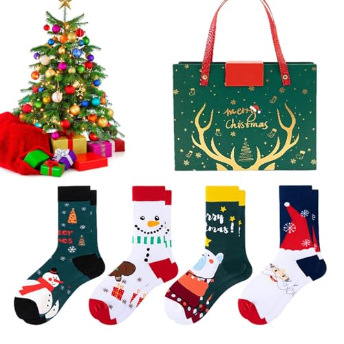 Warme weiche Urlaubssocken | Urlaub Damen Herren Bequeme weiche Socken,Weihnachtsgeschenke, Wintersocken für Weihnachtsfeier, Esszimmer, Wohnzimmer, Schlafzimmer, Arbeitszimmer Honhoha von Honhoha