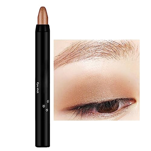 Wasserfester Glitzer Lidschattenstift Make up Stift, Highlight Eyeshadow Pen Waterproof Glitter Eyeliner Pen, einfach zu färben, natürliche Passform, starke Farbkraft für Hochzeits-Make-up von Honhoha