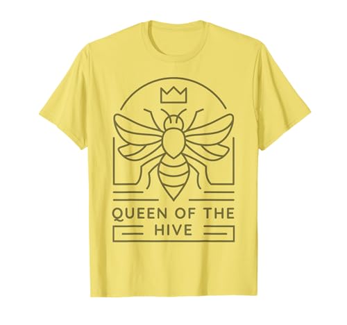 Queen Of The Hive Bienenliebhaberin Damen Imkerin T-Shirt Queen Of The Hive Bienenliebhaberin Damen Imkerin T-Shirt von Honig Bienen Königin Geschenke Für Imkerinnen