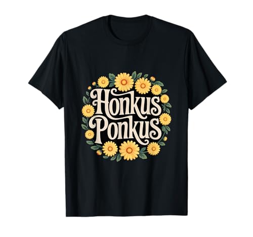 Honkus Ponkus Gänse Floral Halloween Kostüm Damen T-Shirt Honkus Ponkus Gänse Floral Halloween Kostüm Damen T-Shirt von Honkus Ponkus Geese Tees