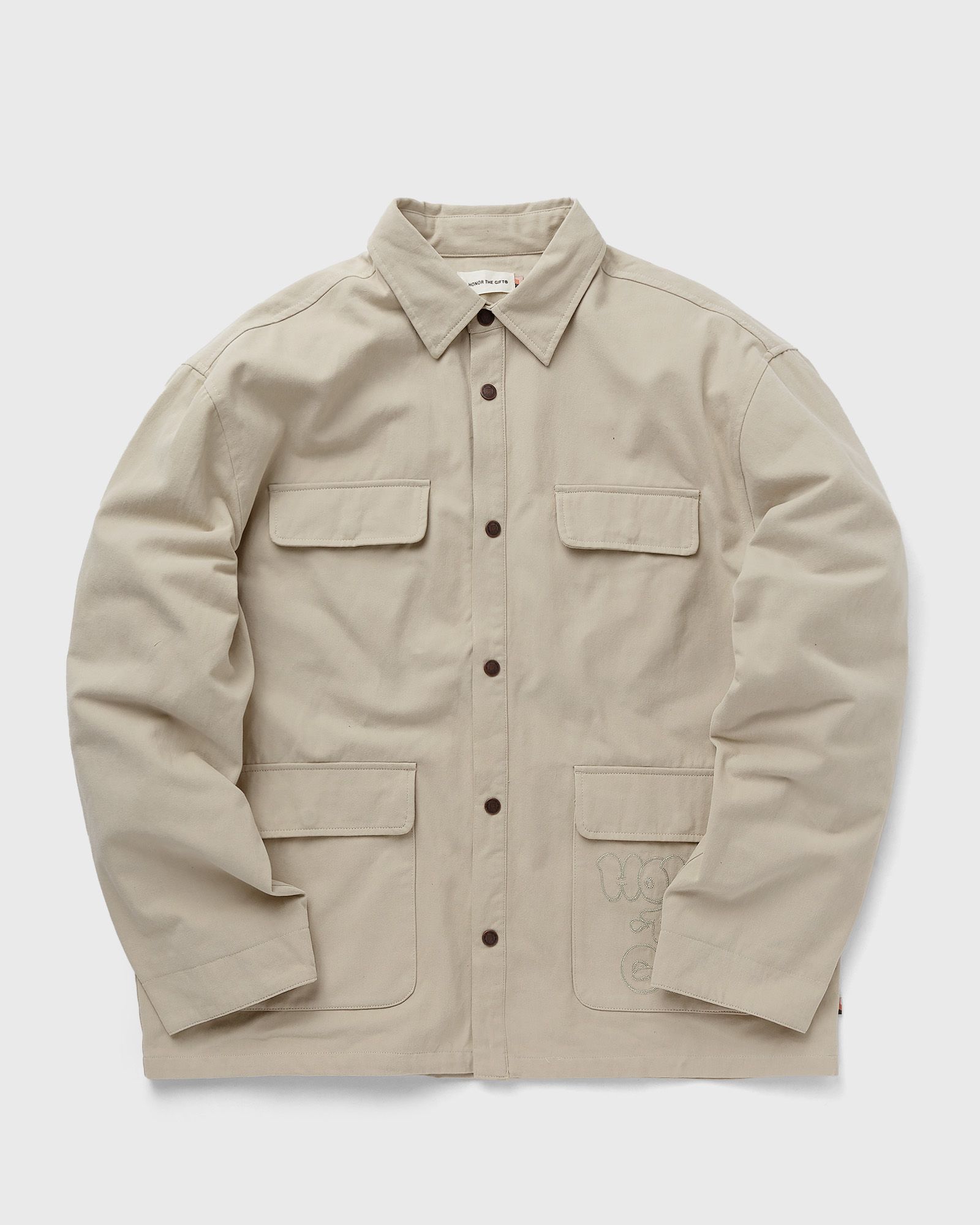 Honor The Gift AMP'D CHORE JACKET men Coats|Windbreaker beige in Größe:L von Honor The Gift