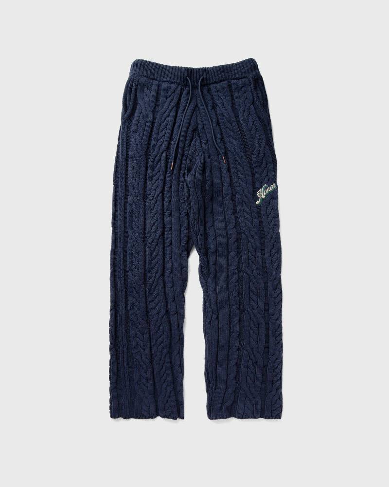 Honor The Gift CABLE KNIT LEISURE PANT men Casual Pants blue in Größe:M von Honor The Gift