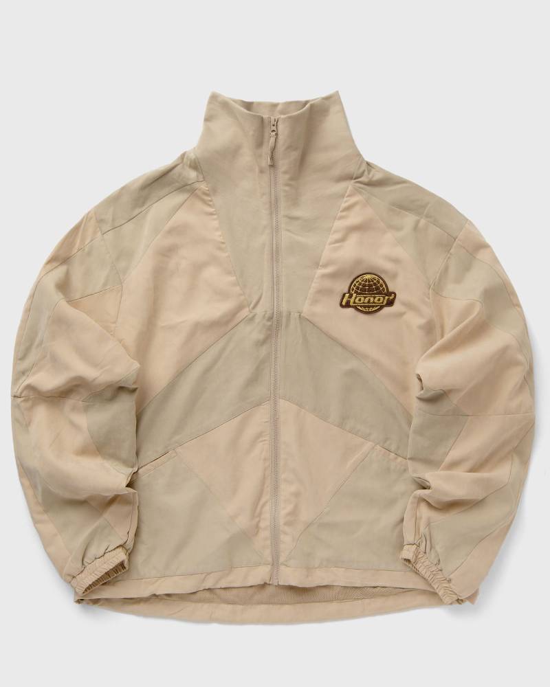 Honor The Gift COLOR BLOCK FULL ZIP men Track Jackets beige in Größe:L von Honor The Gift