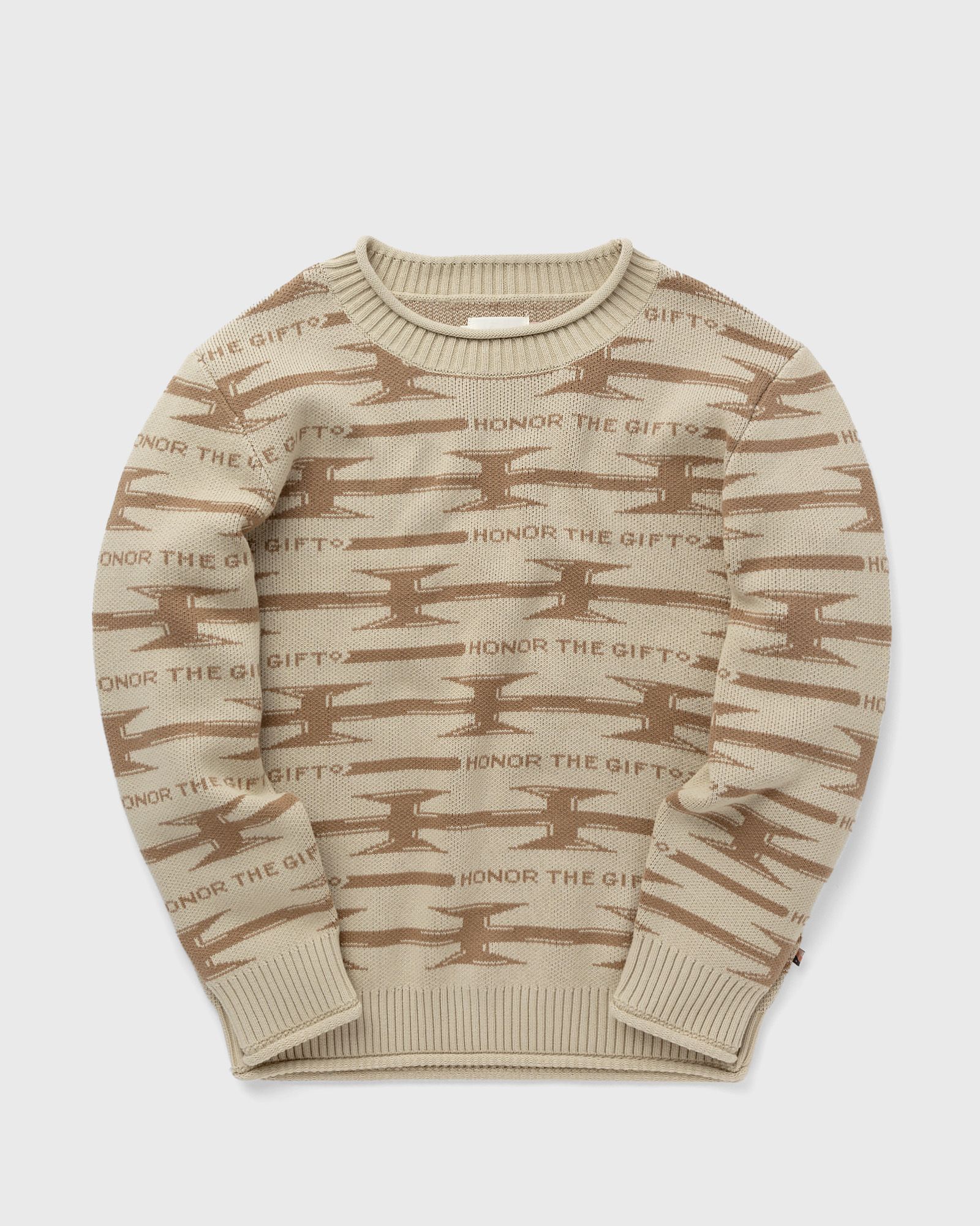 Honor The Gift H WIRE KNIT SWEATER men Pullovers beige in Größe:M von Honor The Gift