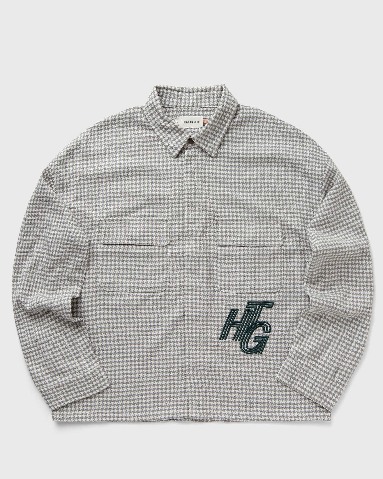 Honor The Gift HOUNDSTOOTH HTG SHIRT men Overshirts beige in Größe:L Honor The Gift HOUNDSTOOTH HTG SHIRT men Overshirts beige in Größe:L von Honor The Gift