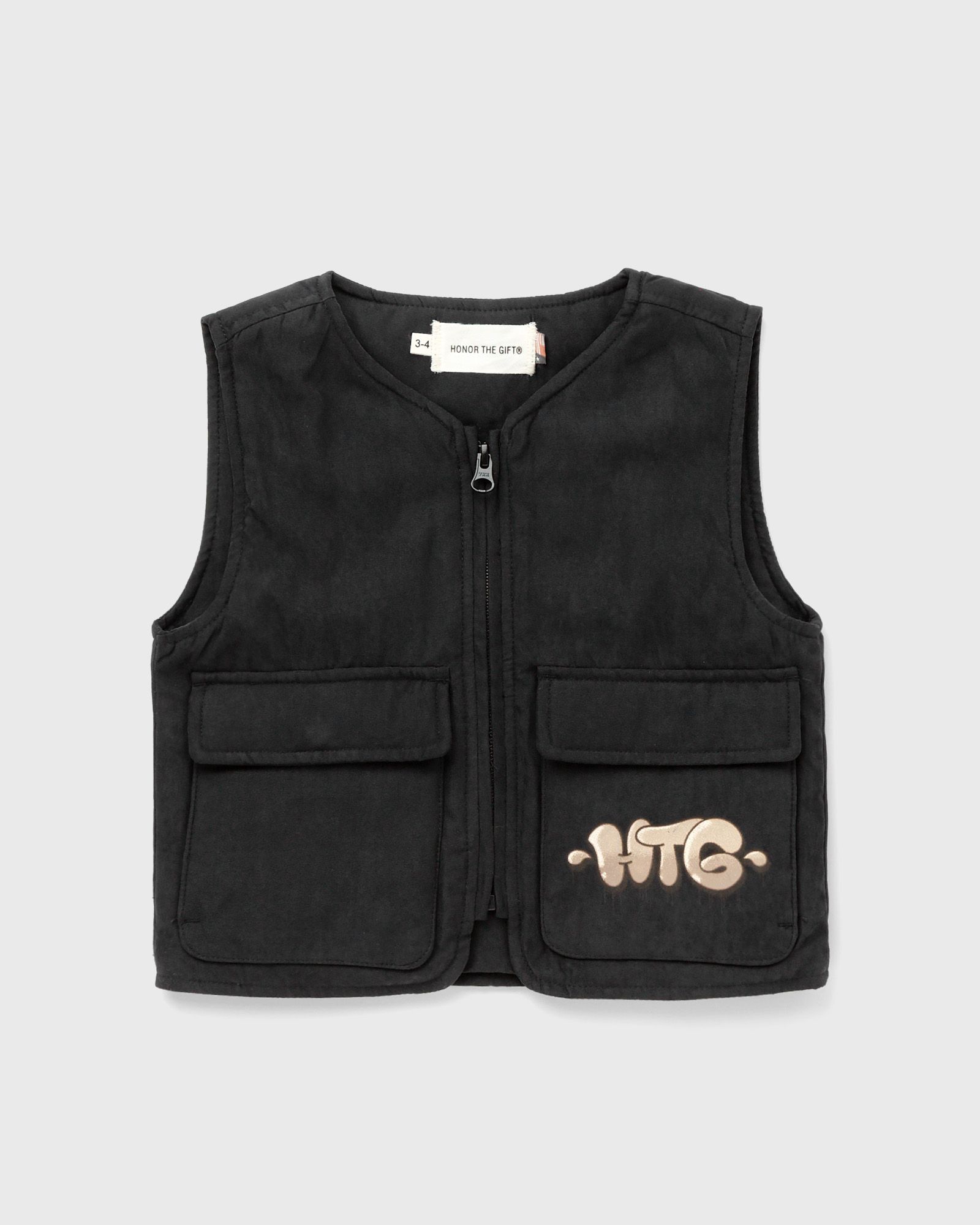 Honor The Gift KIDS NYLON BUBBLE VEST  Light Jackets black in Größe:Age 2-4 | EU 92-104 von Honor The Gift