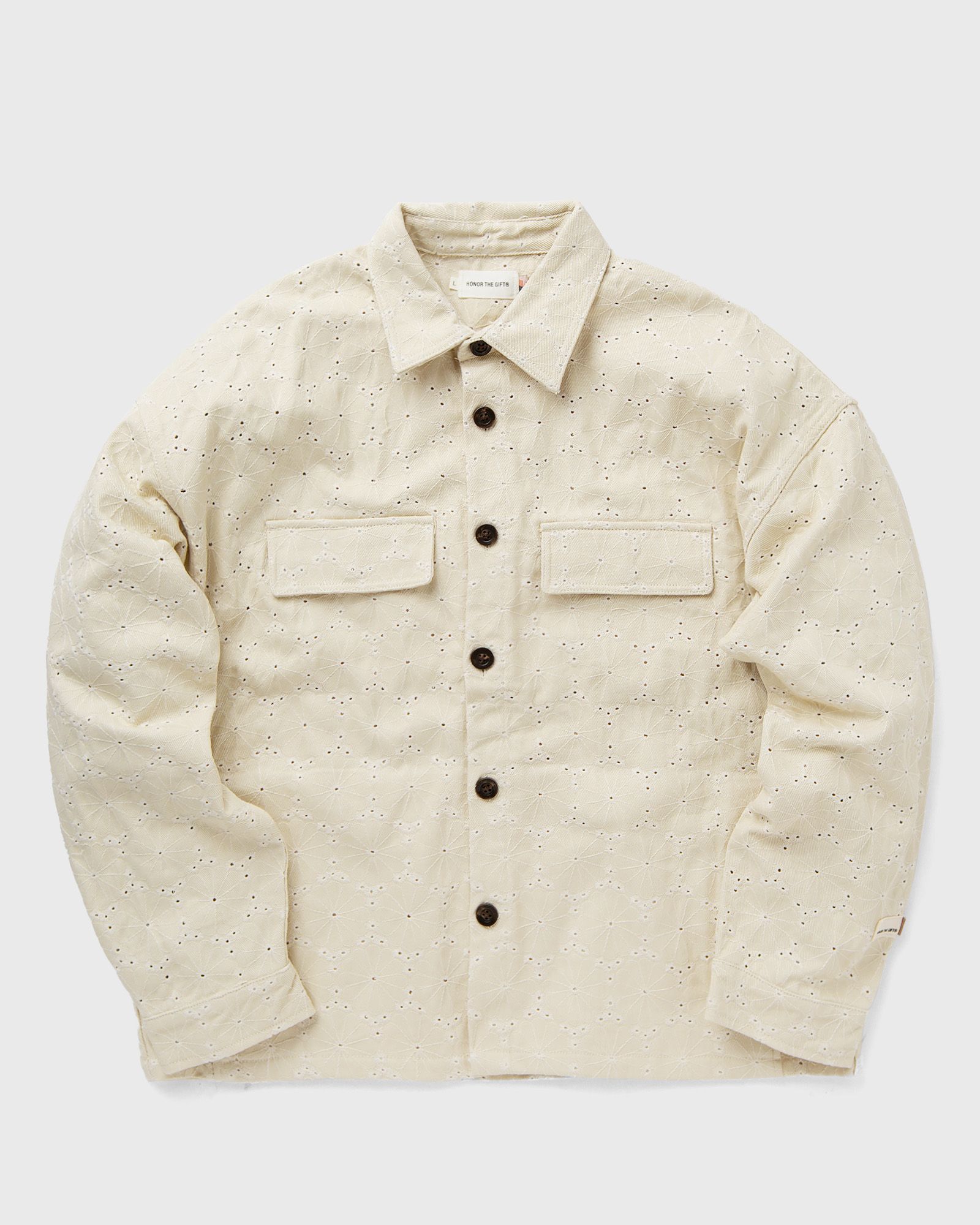 Honor The Gift LEGACY EYELET SHIRT men Longsleeves beige in Größe:L Honor The Gift LEGACY EYELET SHIRT men Longsleeves beige in Größe:L von Honor The Gift