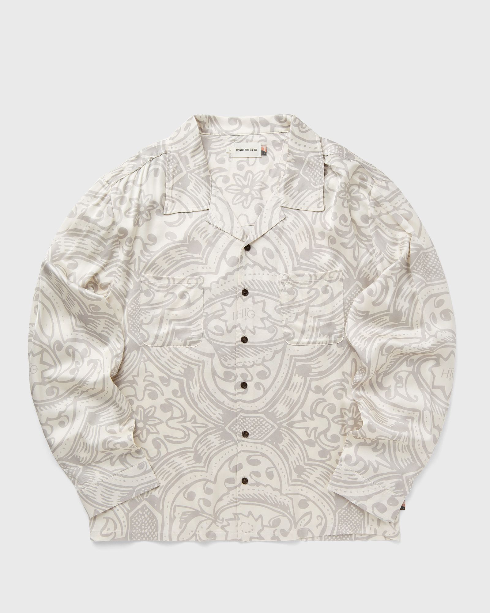 Honor The Gift LS PRINTED WOVEN men Longsleeves beige in Größe:L Honor The Gift LS PRINTED WOVEN men Longsleeves beige in Größe:L von Honor The Gift