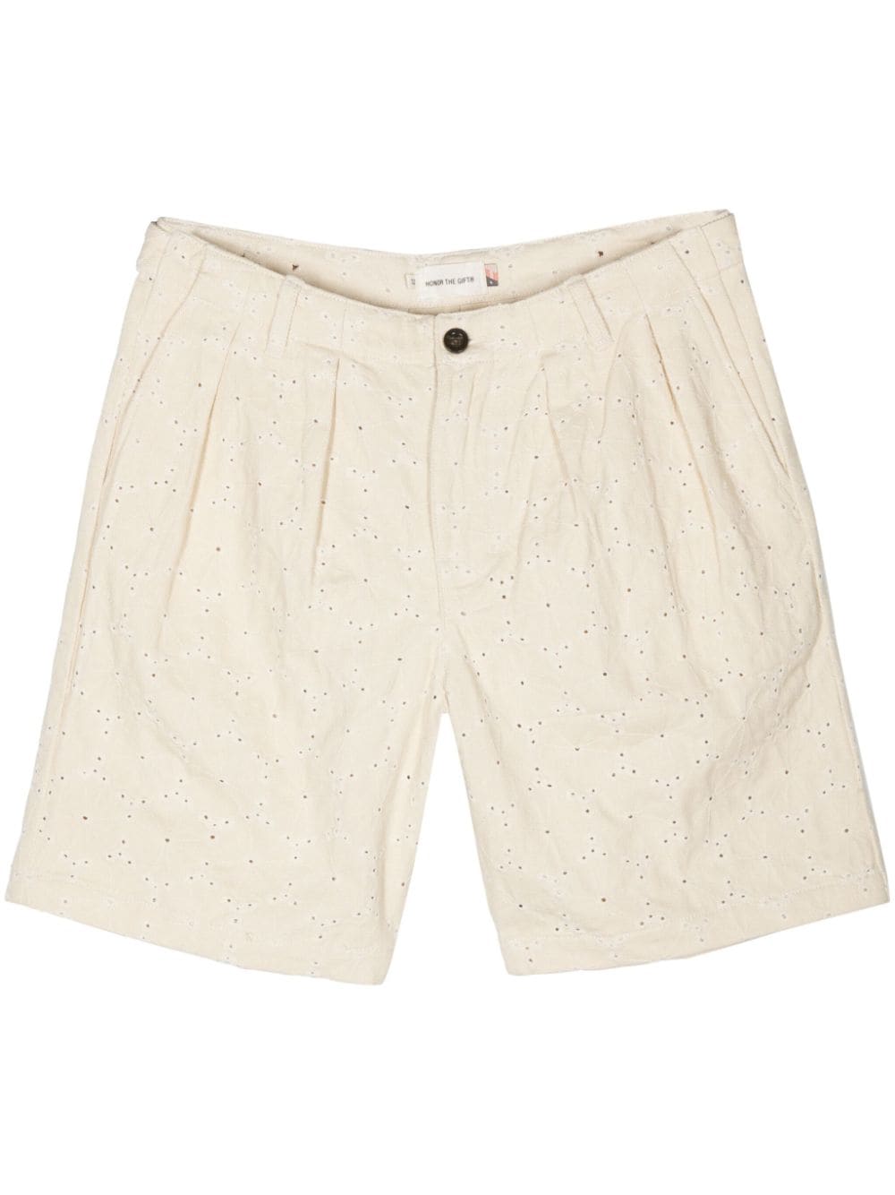 Honor The Gift Legacy Eyelet Shorts - Nude von Honor The Gift