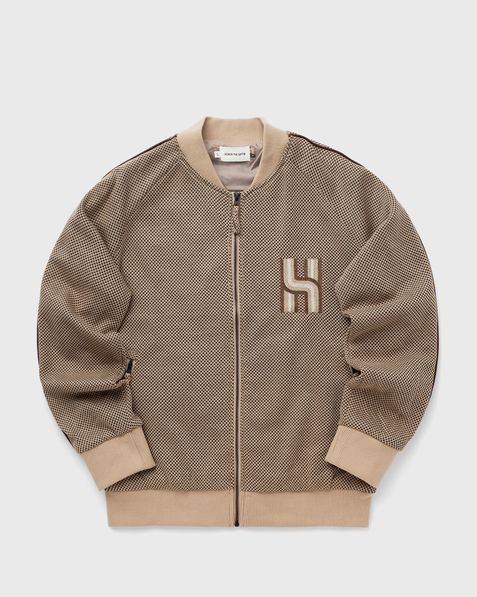 Honor The Gift NOVELTY KNIT TRACK JACKET men Track Jackets brown in Größe:M Honor The Gift NOVELTY KNIT TRACK JACKET men Track Jackets brown in Größe:M von Honor The Gift