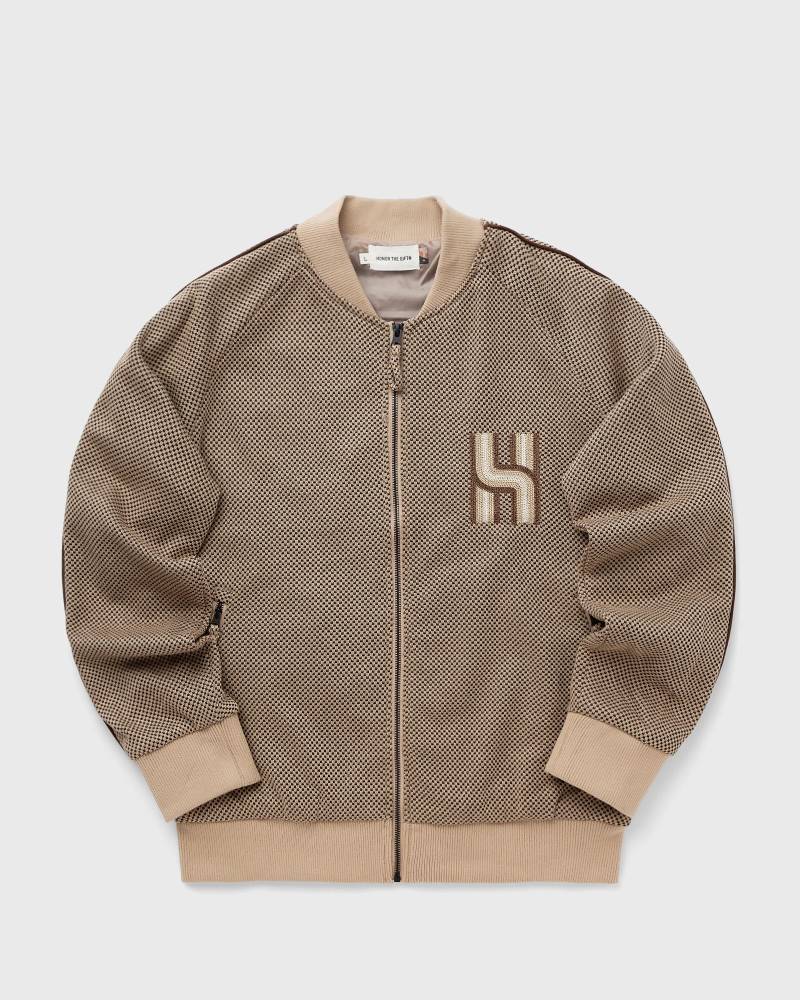 Honor The Gift NOVELTY KNIT TRACK JACKET men Track Jackets brown in Größe:M von Honor The Gift