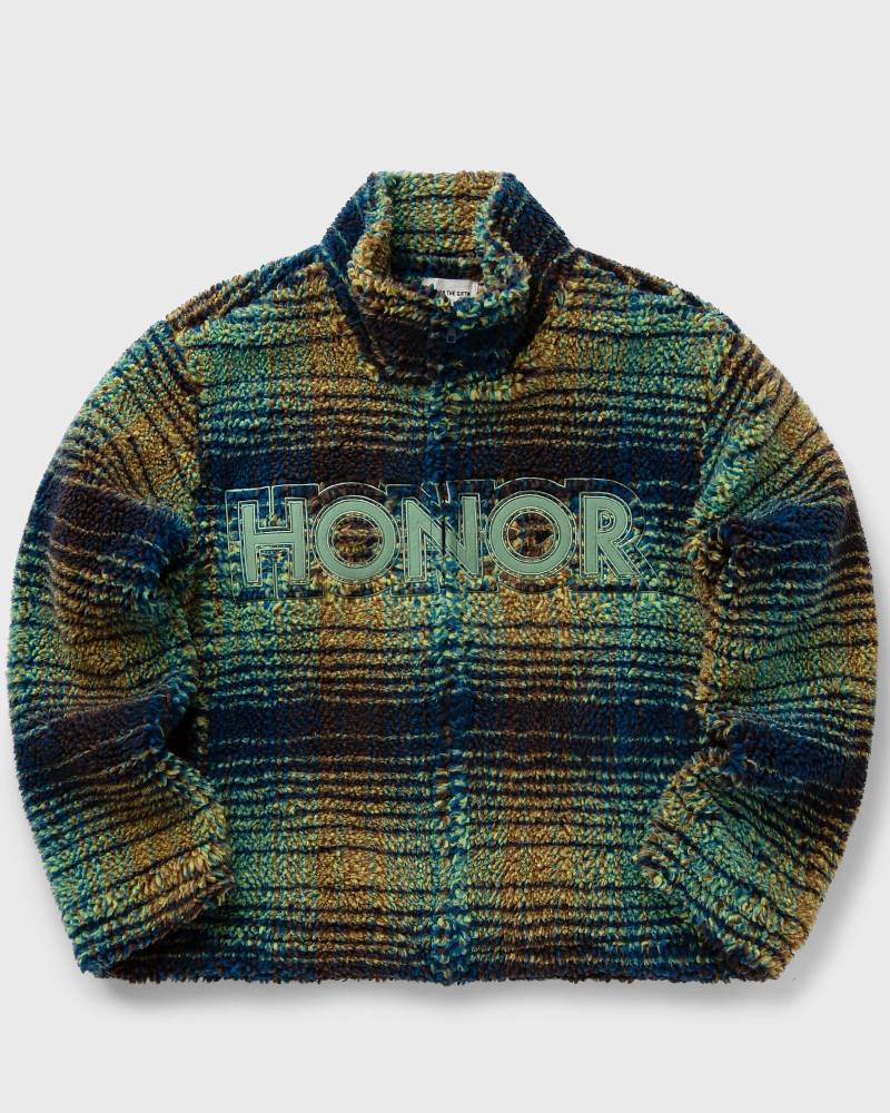 Honor The Gift ROBINSON PLAID JACKET men Fleece Jackets green in Größe:M von Honor The Gift