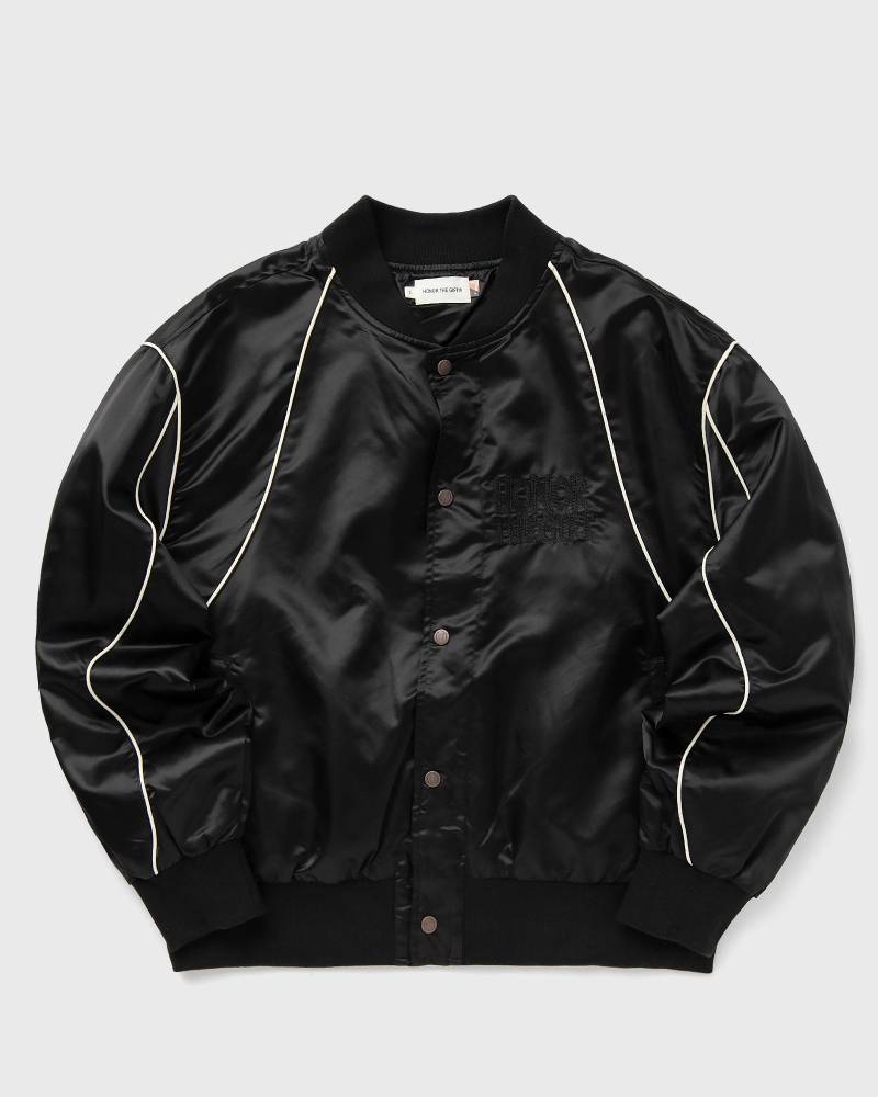 Honor The Gift SATIN BOMBER JACKET men Bomber Jackets black in Größe:L von Honor The Gift