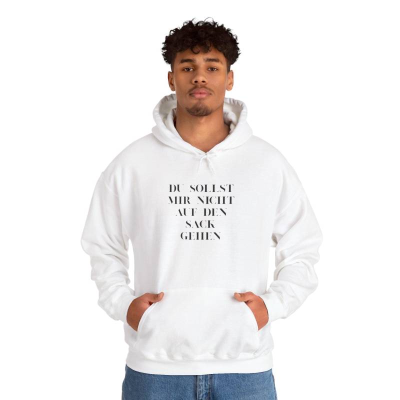 Funny Quote Hoodie - Unisex "Don't Get On My Nerves" Statement Pullover, Cozy Gift For Men & Women von HoodedSnugLife