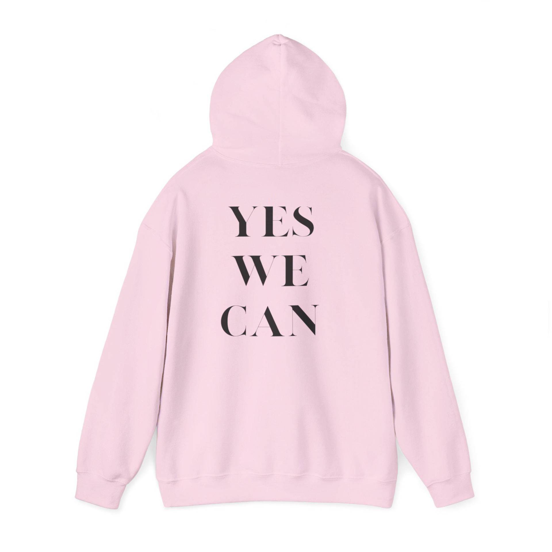 Unisex Hoodie Yes We Can - Motivational Statement Pullover, Trendy Gift For Men & Women von HoodedSnugLife