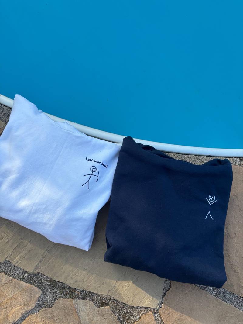 Matching Couple Hoodie Set - „I Got Your Back/Where Is My Back" | Partner Pulli, Geschenk Für Paare, Pärchen Outfit, Love Sweater Matching Couple Hoodie Set - „I Got Your Back/Where Is My Back" | Partner Pulli, Geschenk Für Paare, Pärchen Outfit, Love Sweater von HoodieLoveStore