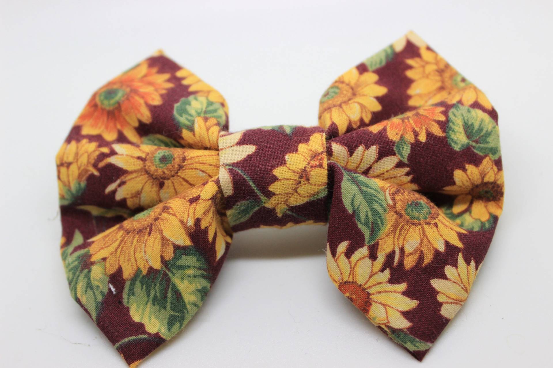 Sonnenblume Stoffschleife Im Haar, Bogen-Haarspange Sonnenblume Stoffschleife Im Haar, Bogen-Haarspange von HookedandHemmed