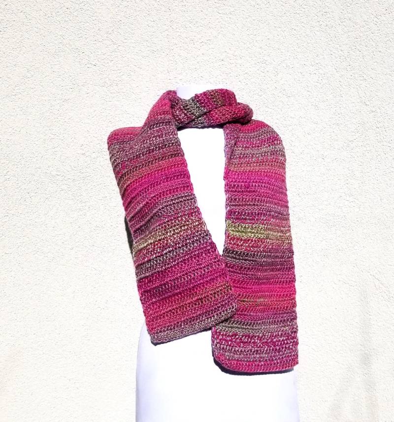 Hand Häkeln Wollmischung Schal Multicolor Floral Fashion Hand Häkeln Wollmischung Schal Multicolor Floral Fashion von HoookedHandmade
