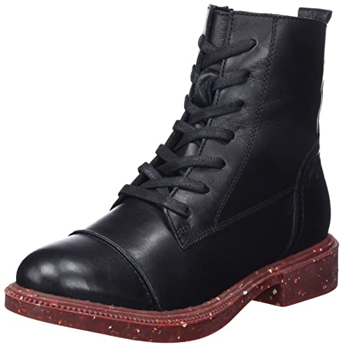 Hoopah by Andrea Conti Damen Mode-Stiefel, schwarz/rot, 40 EU von Hoopah by Andrea Conti