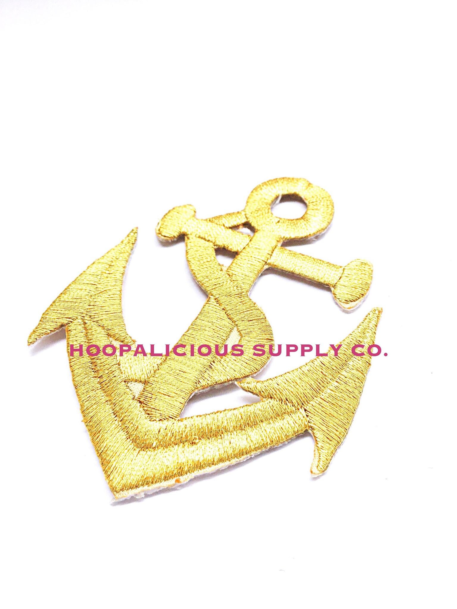 Bügelbild Anker Patch. Designer Inspiriert. Schwarz Rot Weiß. Hohe Qualität. Für Jeans, T-Shirts, Handtaschen, Schuhe. Schneller Versand Aus Den Usa von HoopaliciousSupplyCo