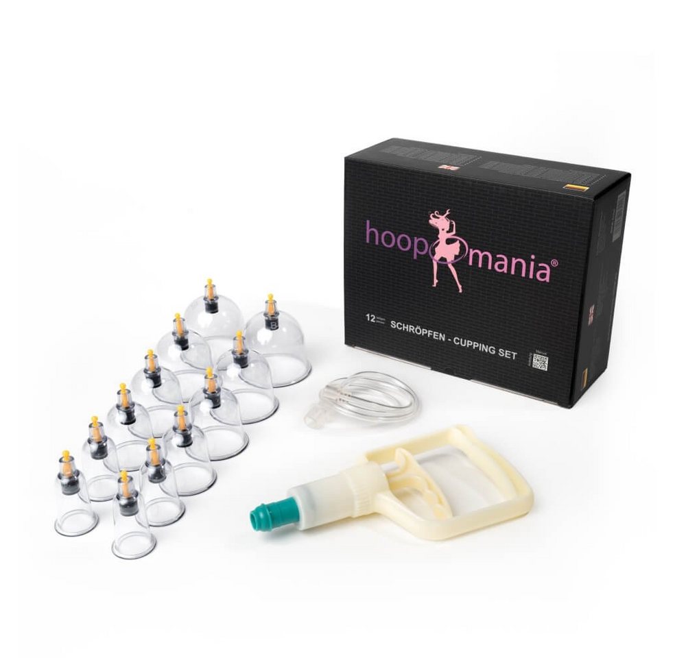 Hoopomania Massagegerät Hoopomania Schröpfen Set 12-teilig mit Schröpfgläser Hoopomania Massagegerät Hoopomania Schröpfen Set 12-teilig mit Schröpfgläser von Hoopomania