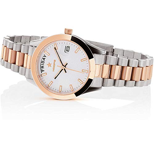 Hoops Damenuhr Armbanduhr mit modischem Design, Uhr, Art. 2620LSRG03 von Hoops