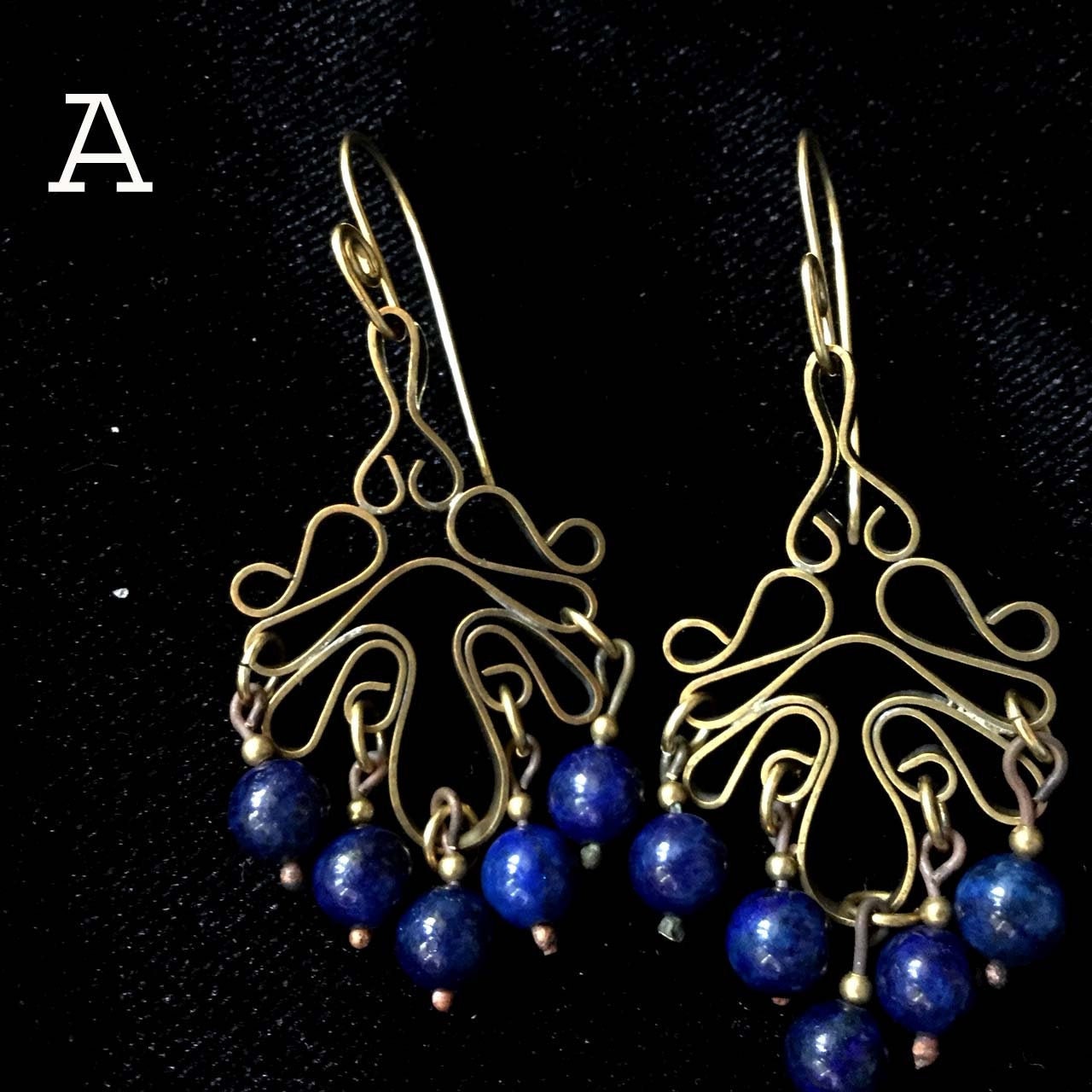 10 Unikate. Filigrane Ohrringe Aus Messing. Wählen Lapis, Karneol, Jaspis, Türkis Perlen 10 Unikate. Filigrane Ohrringe Aus Messing. Wählen Lapis, Karneol, Jaspis, Türkis Perlen von HoorahUSA