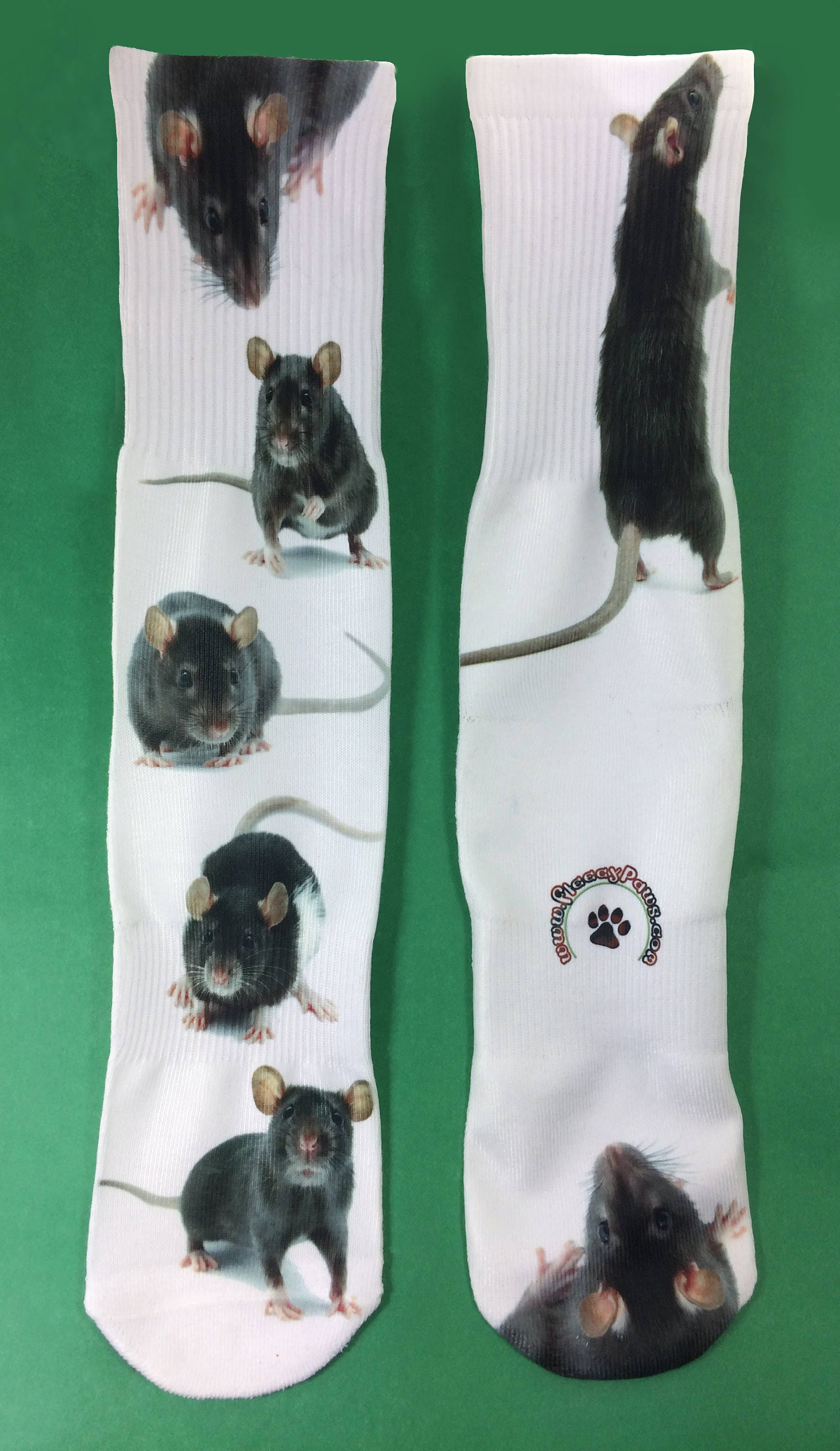 Größer Als Das Leben Rattensocken - Weiße Sohle Größer Als Das Leben Rattensocken - Weiße Sohle von HoosierRoos