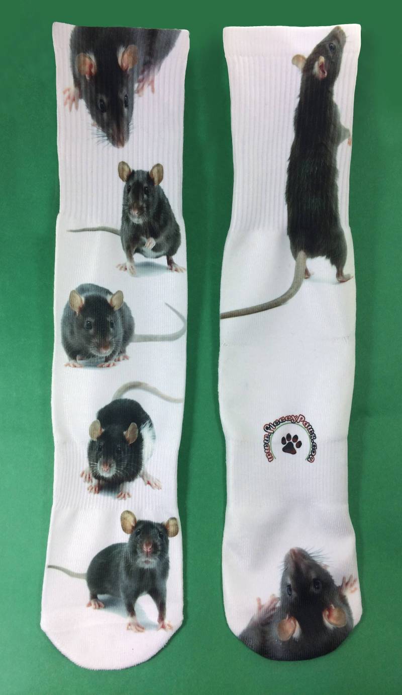 Größer Als Das Leben Rattensocken - Weiße Sohle Größer Als Das Leben Rattensocken - Weiße Sohle von HoosierRoos
