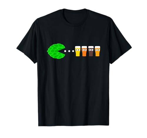 Hop-Man Lustiger Gamer, Craft-Bier-Liebhaber, Vintage-Bier T-Shirt Hop-Man Lustiger Gamer, Craft-Bier-Liebhaber, Vintage-Bier T-Shirt von Hop-Man Funny Gamer, Craft Beer | Happy Beer Co.
