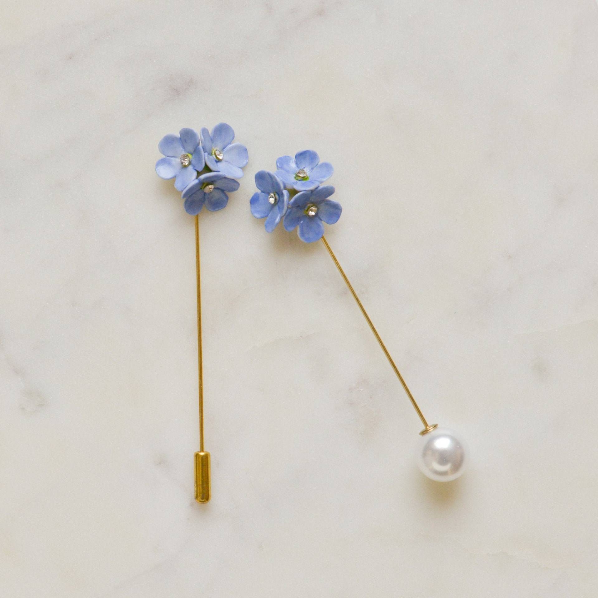 Porzellan Vergissmeinnicht Pin Brosche/Hochzeitsbrosche/ Blaue Blumen Brosche/ Anstecknadel Boutonniere/ Groomsmen Geschenk/Trauzeuge Anstecknadel/ Porzellan Vergissmeinnicht Pin Brosche/Hochzeitsbrosche/ Blaue Blumen Brosche/ Anstecknadel Boutonniere/ Groomsmen Geschenk/Trauzeuge Anstecknadel/ von HopSkipAndFlutter