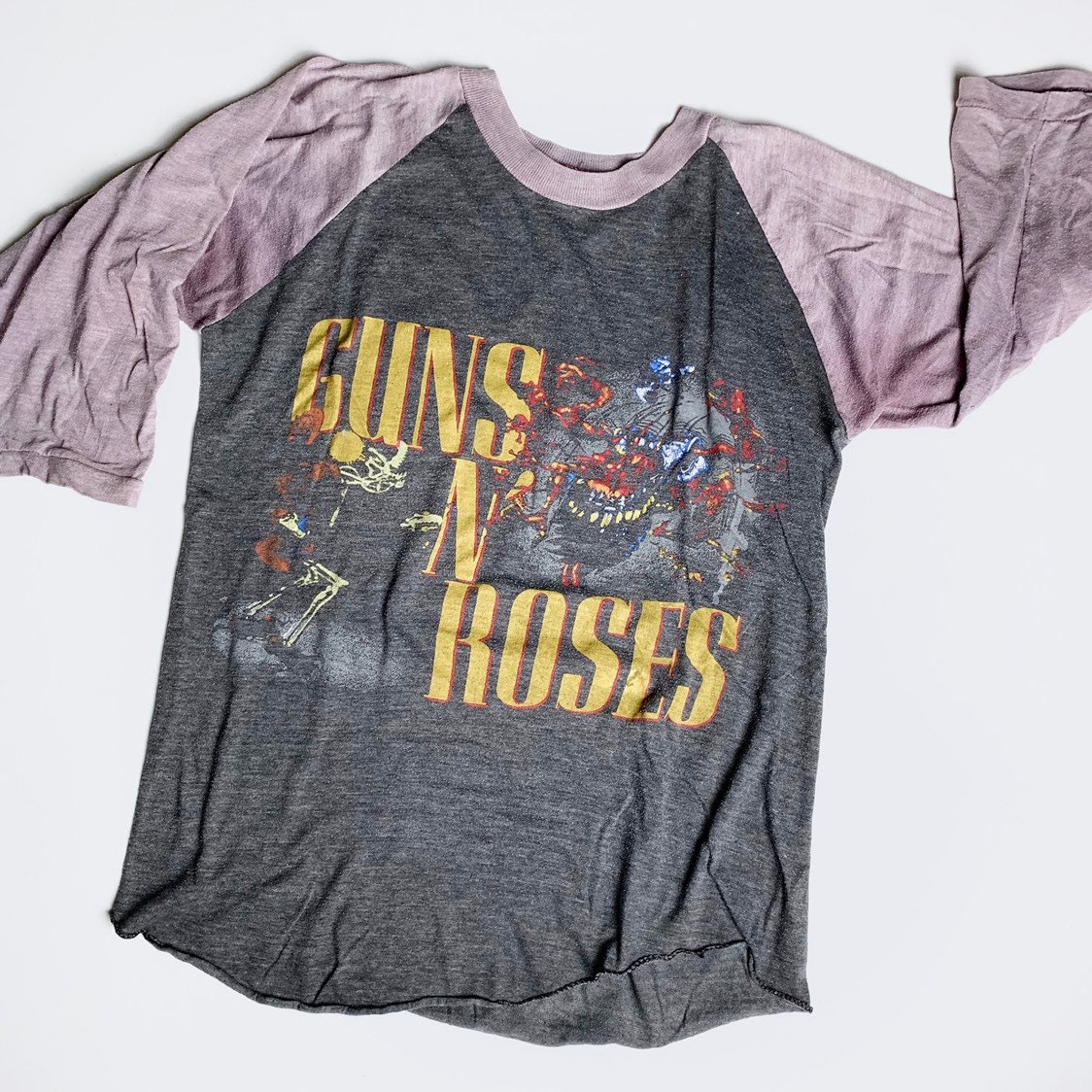 1987 Guns N Roses "Appetite For Deflektion" Vintage Tour Shirt 80Er 1980Er Jahre Rar 1987 Guns N Roses "Appetite For Deflektion" Vintage Tour Shirt 80Er 1980Er Jahre Rar von HopVintage