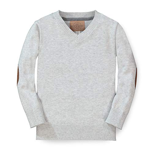 Hope & Henry Jungen Pullover mit V-Ausschnitt - grau - XL von Hope & Henry